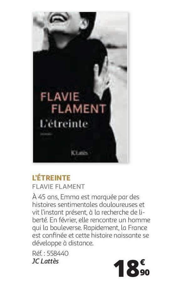 l'étreinte flavie flament