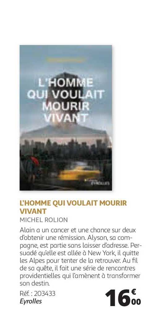 l'homme qui voulait mourir vivant