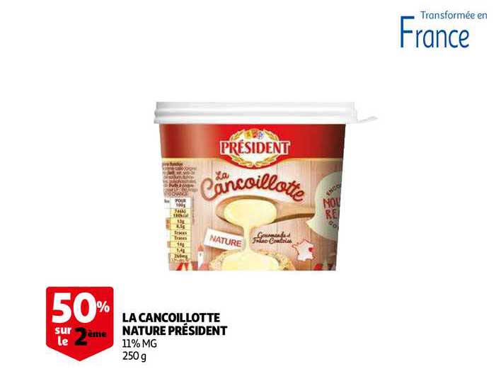 La Cancoillotte Nature Président