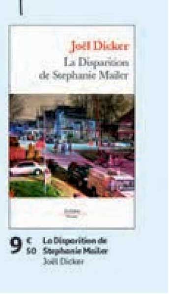 la disparition de serphanie mailler joël dicker