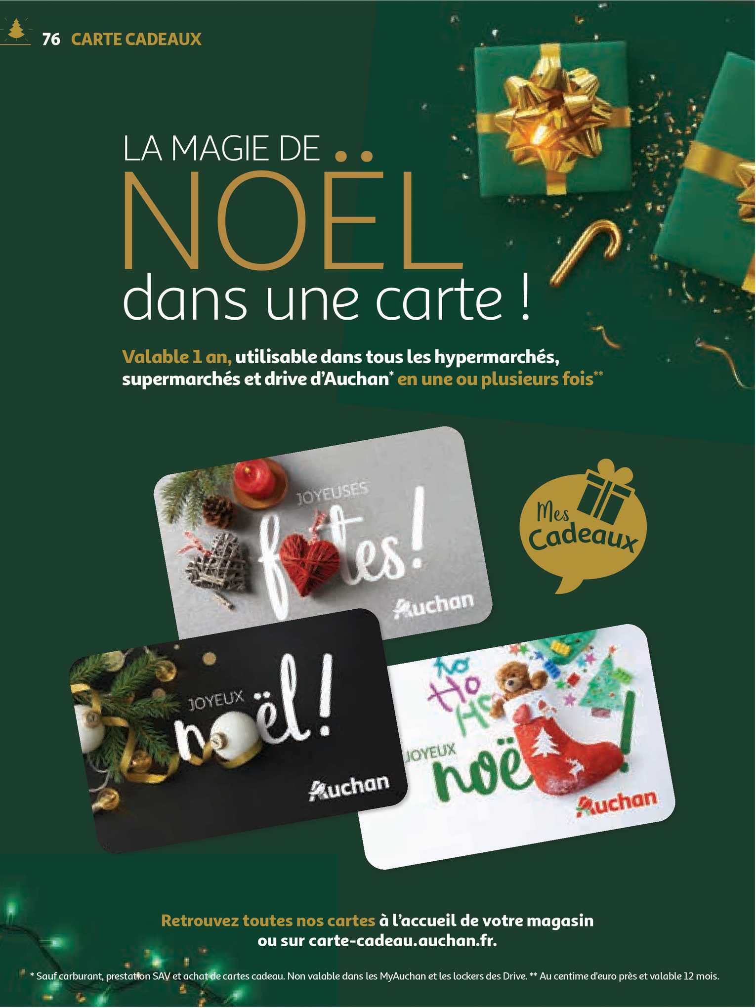 la magie de noël dans une carte !
