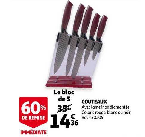 Le Bloc De 5 Couteaux
