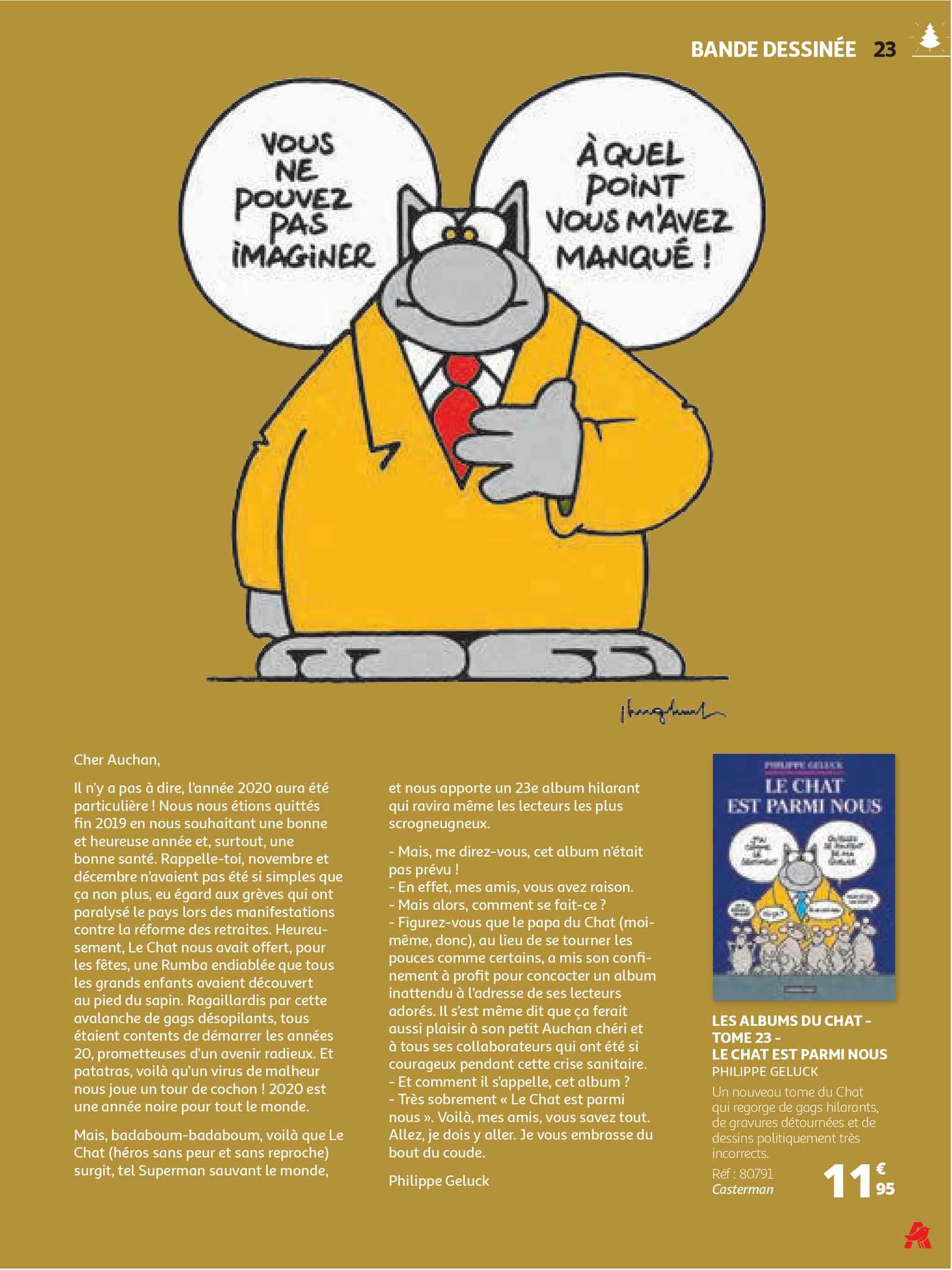 le chat est parmi nous