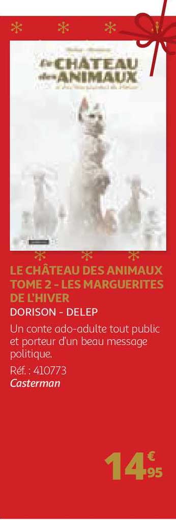 le château des animaux - tome 2 - les marguerites de l'hiver