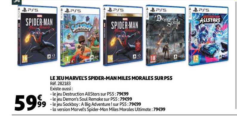 le jeu marvel's spider man miles morales sur ps5