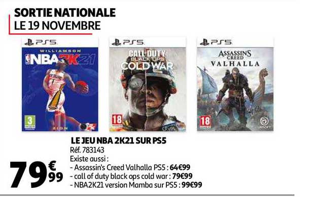 Le Jeu Nba 2k21 Sur Ps5