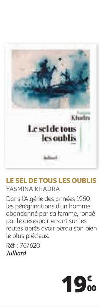 le sel de tous les oublis