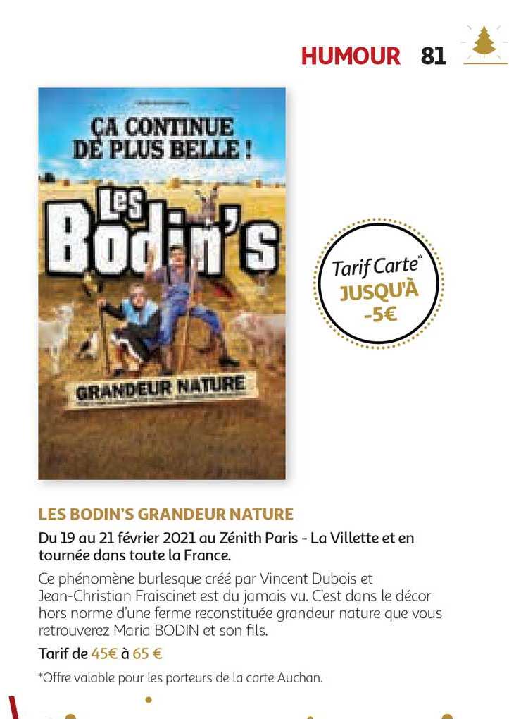 les bodin's grandeur nature