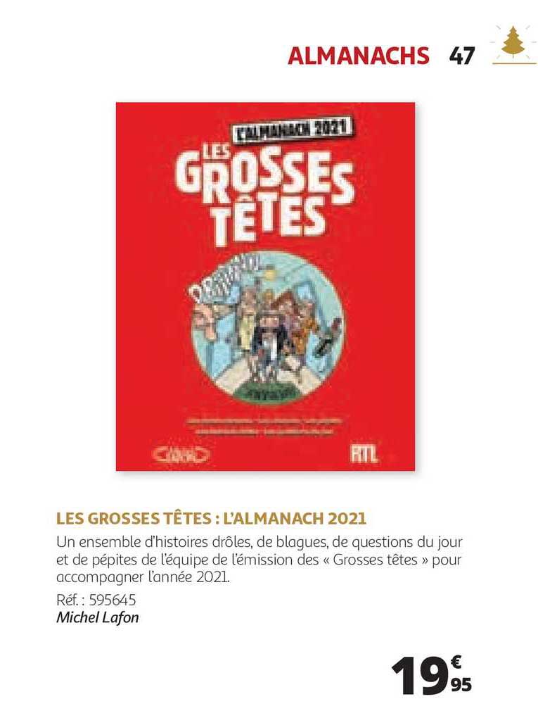 les grosses têtes : l'almanach 2021