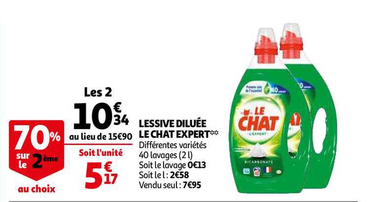 Lessive Diluée Le Chat Expert