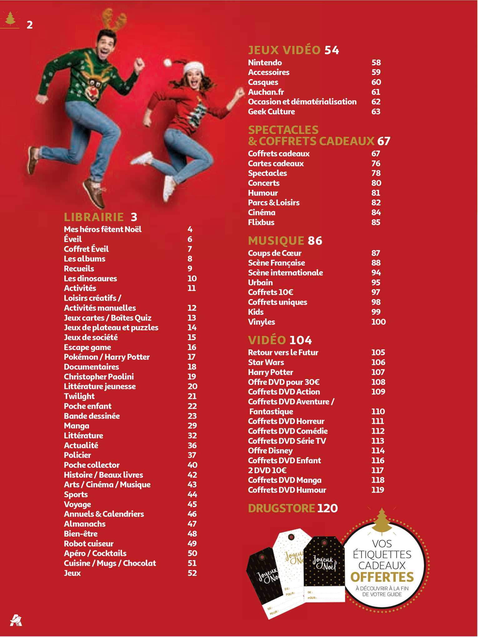 librairie, jeux vidéo, spectacles & coffrets cadeaux, musique, vidéo, drugstore