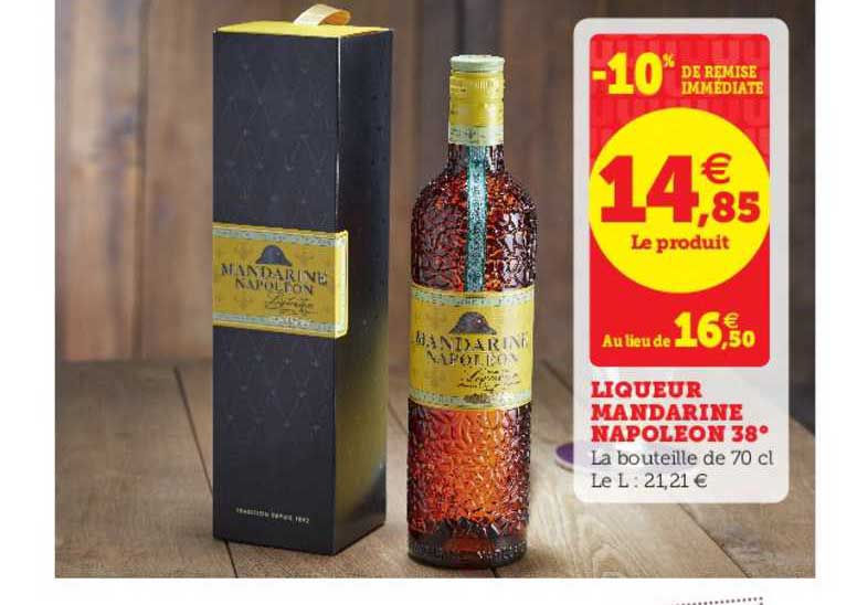Liqueur Mandarine Napoléon 38°