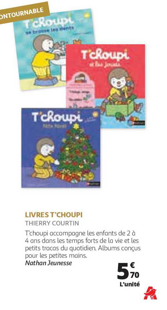 livres t'choupi thierry courtin