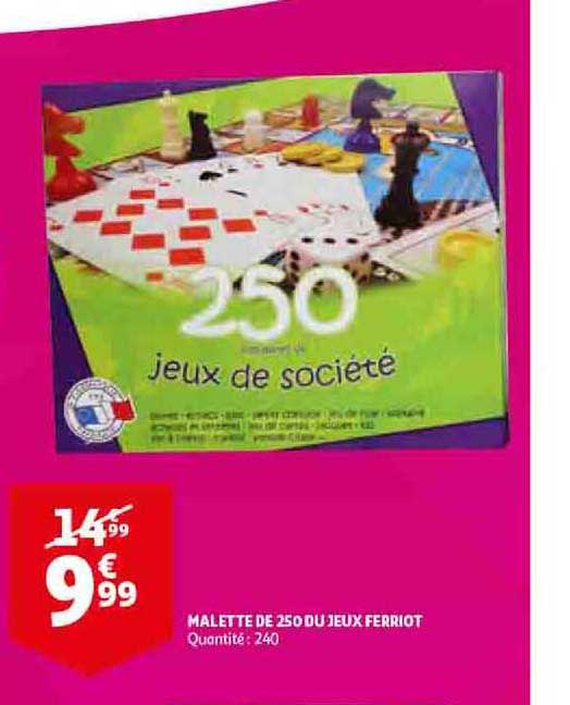 malette de 250 du jeux ferriot