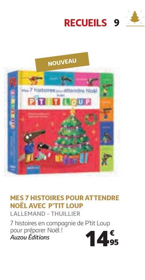 mes 7 histoires pour attendre noël avec p'tit loup