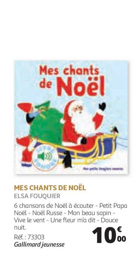 mes chants de noël elsa fouquier