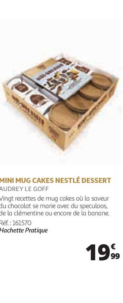 mini mug cakes nestlé dessert audrey le goff