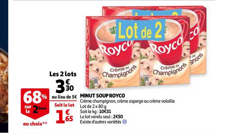 minut soup royco