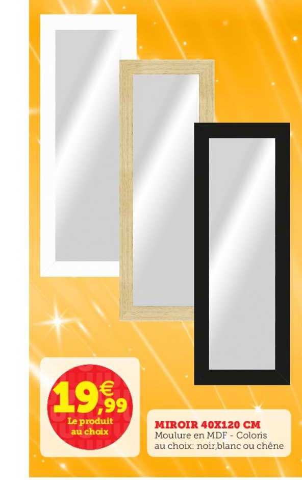Miroir 40 X 120 Cm
