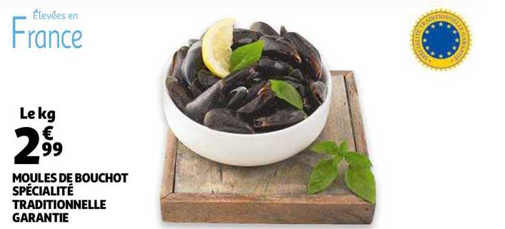 moules de bouchot spécialité traditionnelle garantie