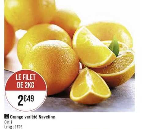 orange variété naveline