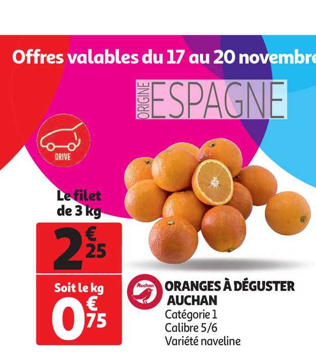 oranges à déguster