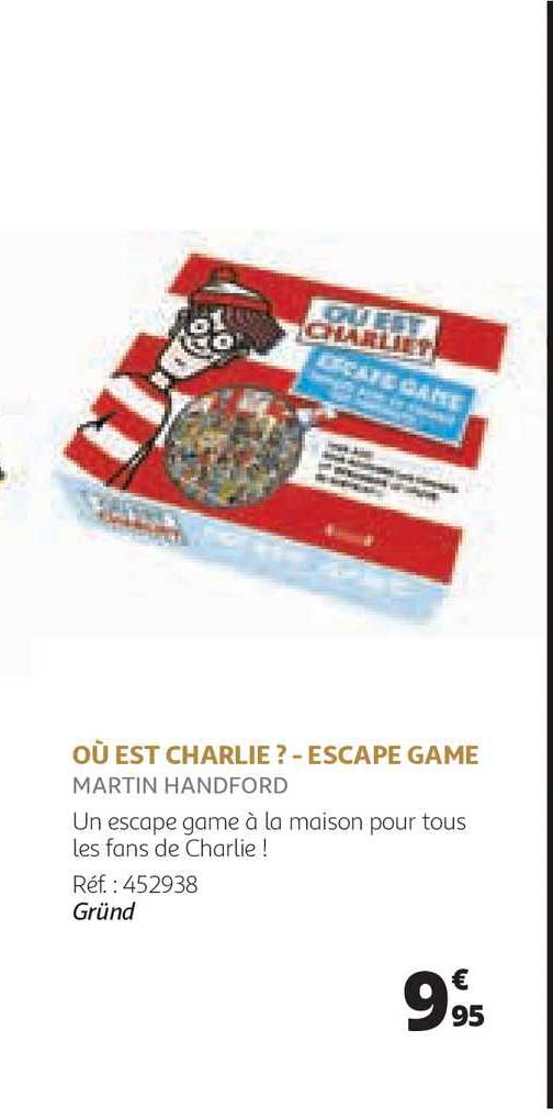 où est charlie? escape game