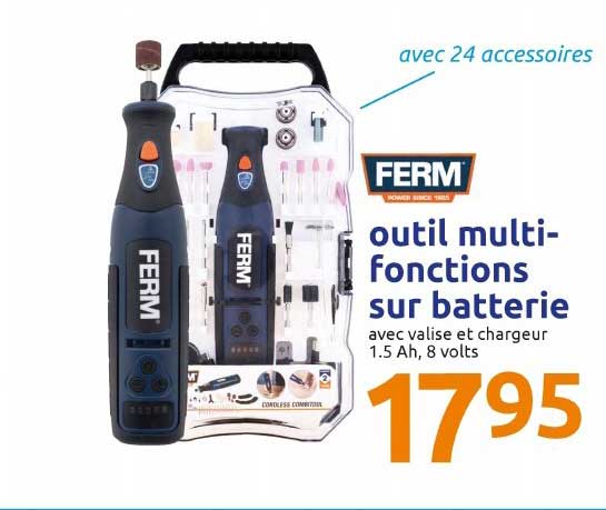 outil multi fonctions sur batterie