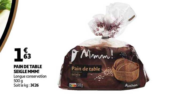 Pain De Table Seigle Mmm!