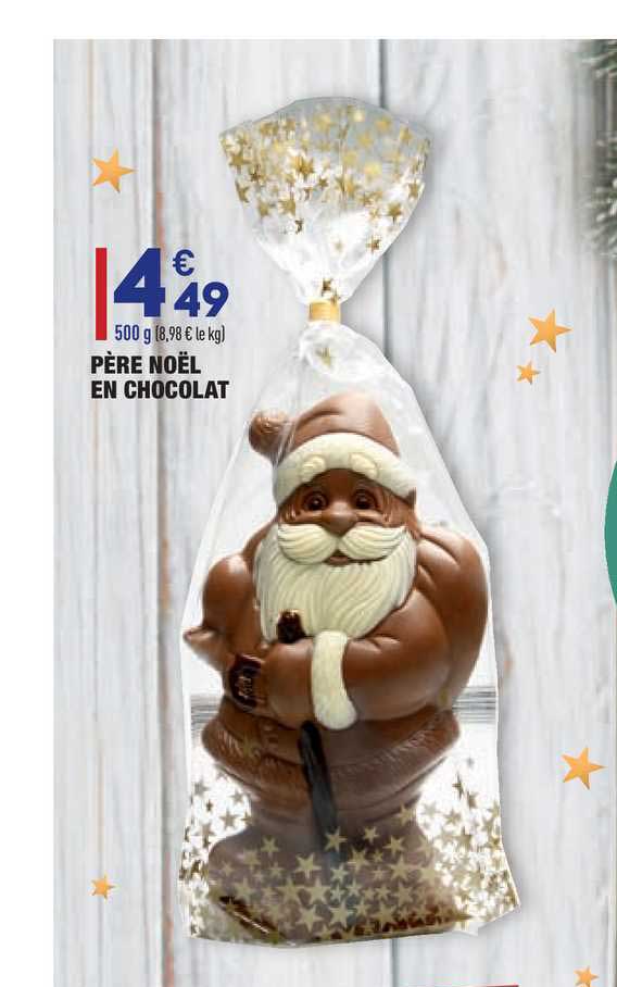père noël en chocolat