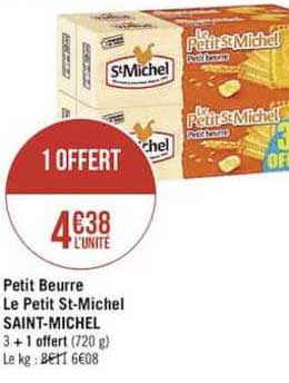 Petit Beurre Le Petit St Michel Saint Michel