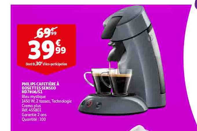 Philips Cafetière à Dosettes Senseo Hd7806 51