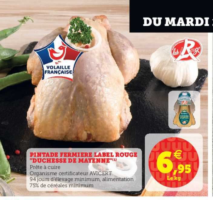 pintade fermière label rouge duchesse de mayenne