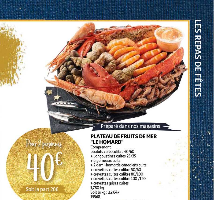 Plateau De Fruits De Mer "le Homard"