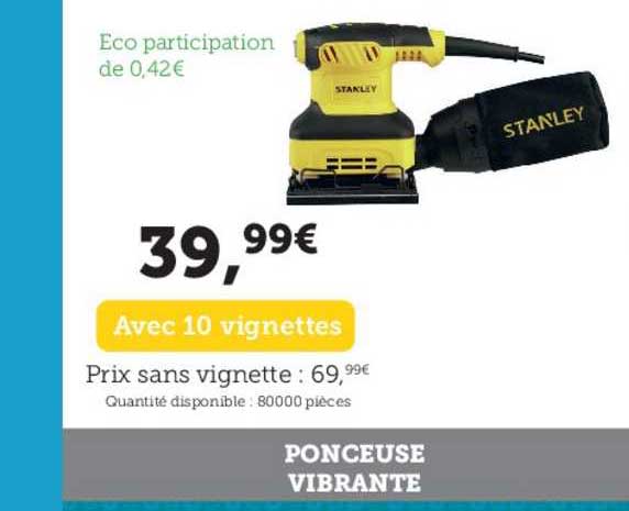 ponceuse vibrante stanley