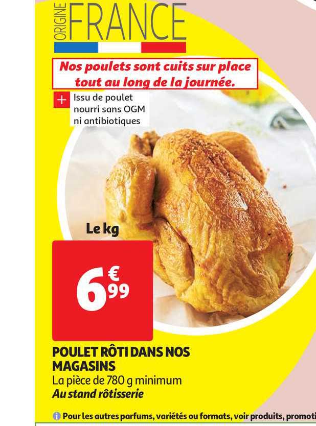 poulet rôti dans nos magasins