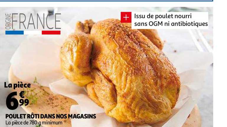 poulet rôti dans nos magasins