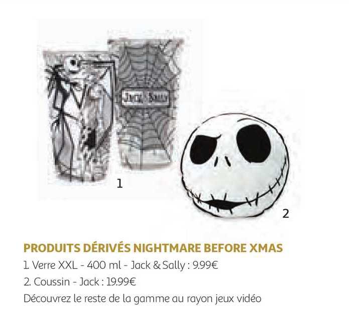 produits dérivés nightmare before xmas