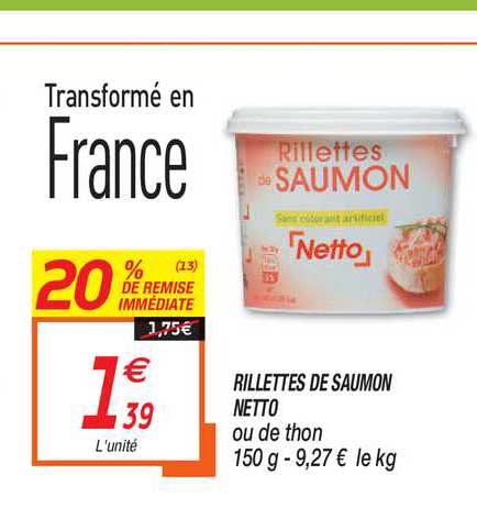 Rillettes De Saumon 20% De Remise Immédiate