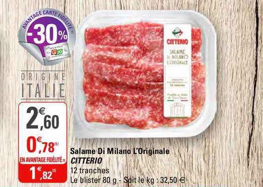 salame di milano l'originale citterio