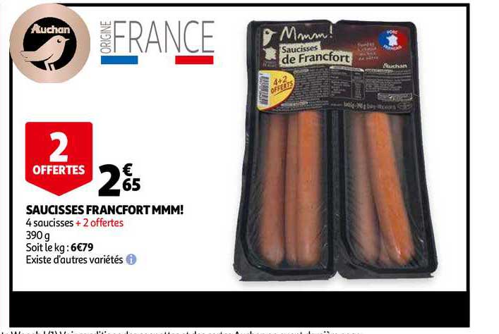 saucisses francfort mmm!