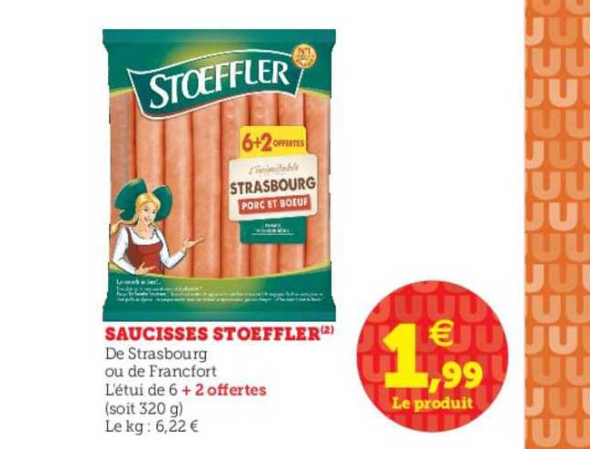 Saucisses Stoeffler Strasbourg