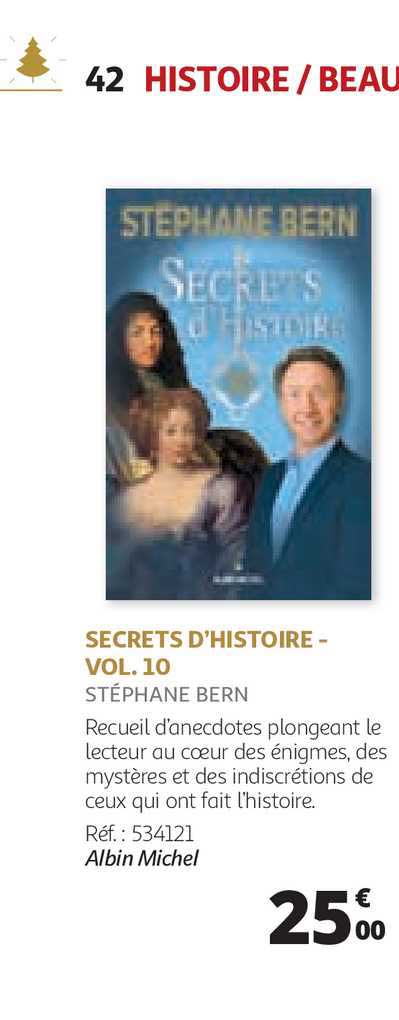 secrets d'histoire vol.10 stéphane bern