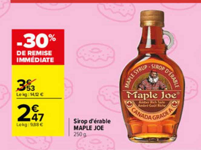 sirop d'érable maple joe