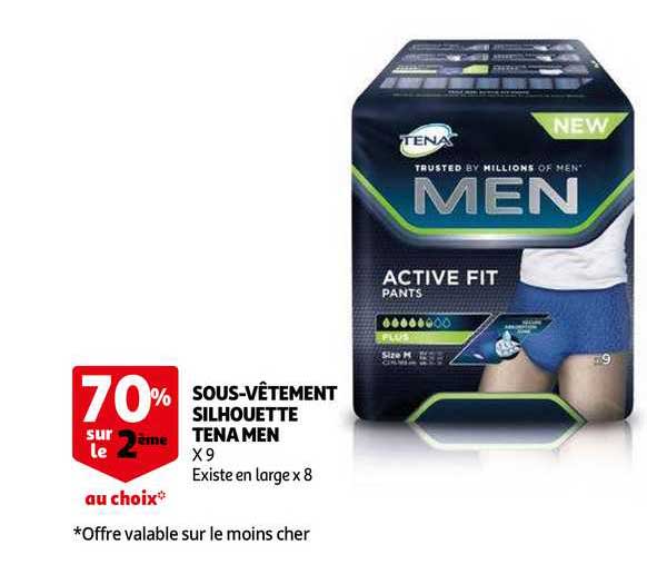 sous-vêtement silhouette tena men