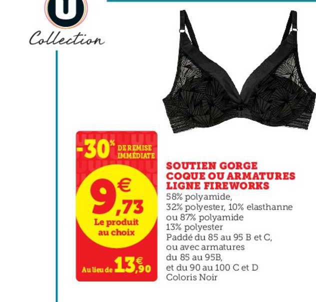 soutien gorge coque ou armatures ligne fireworks