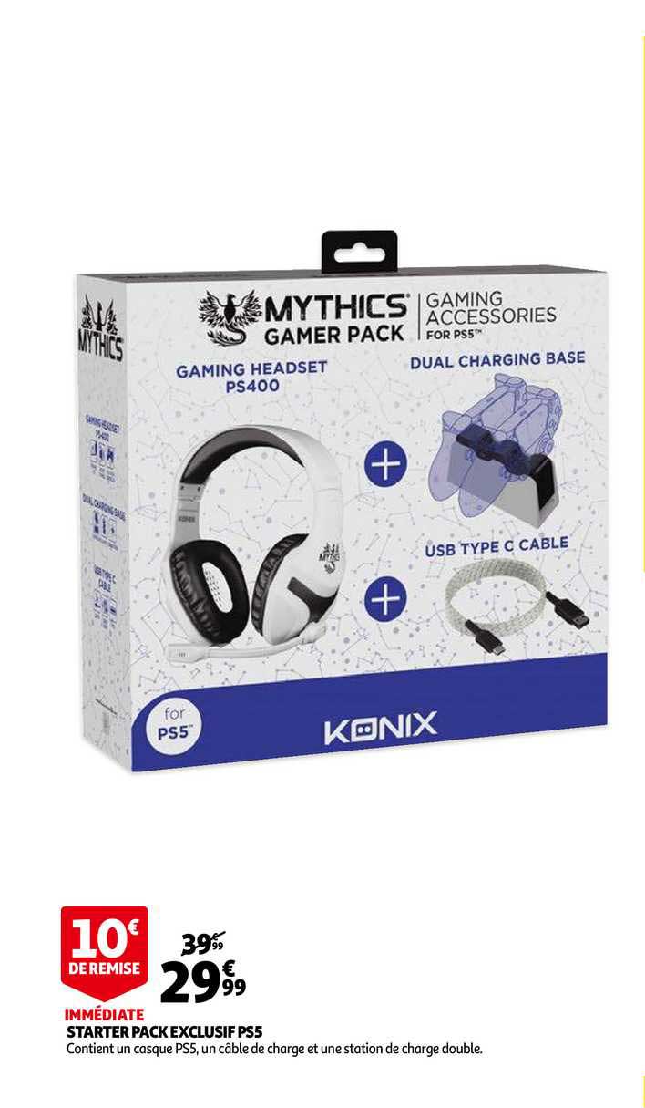 starter pack exclusif ps5