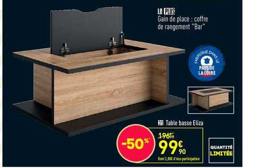 table basse eliza