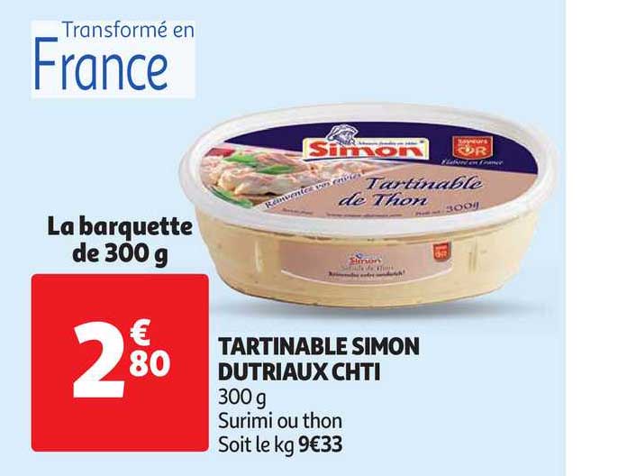 Tartinable Simon Dutriaux Chti