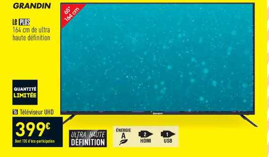 Téléviseur Uhd Grandin